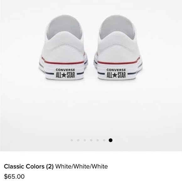 Puffy Tongue White Converse - Picture 6 of 6